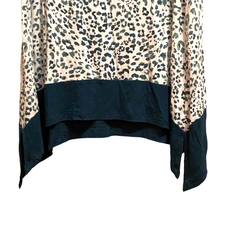 Tommy Bahama Sleeveless Sundress Beach Cover Up‎ White and Green Leopard Spots